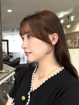 ヴィヴカウンター(VIVE counter) お顔周りカット,シースルーぱっつん前髪カット