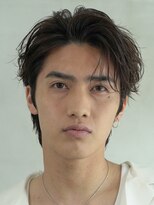 レタッチバイフィフス(RETOUCH by fifth)&nbsp;波巻きパーマメンズマッシュセンターパートツイストパーマウルフ