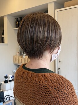 ヴィアスヘアー(vias hair) ベージュハイライト×ショート