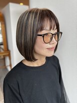 エルメ 鈴鹿(erme)&nbsp;アンブレラカラーでオシャレに白髪ぼかし
