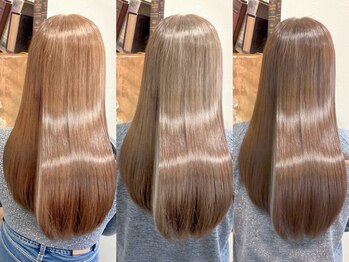 ソルシエ ヘアー(Solcie hair)の写真/髪質改善トリートメントで理想の美髪へ☆癖やうねり広がりを抑え、自然なストレートヘア、艶髪へ導きます！