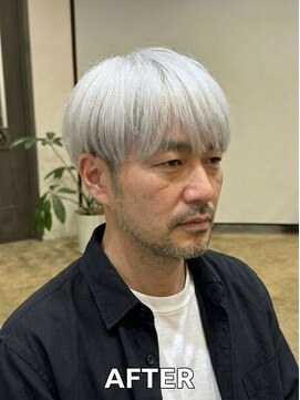ジェットブラックキューサンロク(JET BLACK 936) 白髪ぼかしホワイトシルバー