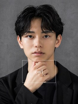 アウル 心斎橋(owl)の写真/【印象を変える】再現性と色気を両立するパーマ設計サロン【ニュアンスパーマ/シャドウパーマ/心斎橋】