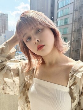 シエスタ バイ アンブルリュクス(siesta by amble luxe) 大人可愛いくびれヘア×ピンクベージュ
