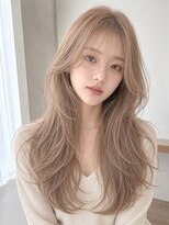 髪質改善&縮毛矯正 rococo.【ロココ】 韓国風レイヤー×シースルーバング