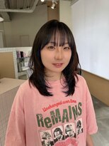 ルトワフクロマチ(Lutowa Fukuromachi) ダークパープル/ナチュラルショート/ミルクブラウン/夏/インナー