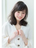 【Un ami】 大人かわいい 小顔ミディアムパーマ　松井幸裕