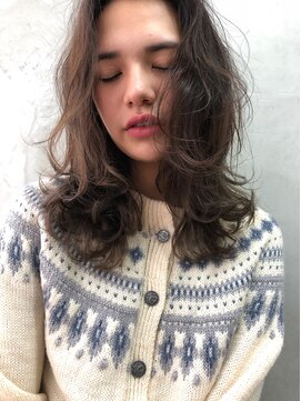 アスター(astar) 【Astar】ゆるふわパーマ ミディアム　デジタルパーマ