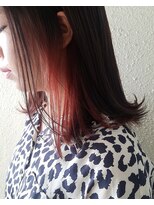 キーン 立川店(keen)&nbsp;【ｋｅｅｎ×武田】インナーカラー　レッド