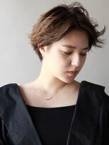 フリップビーアヴェダ(FLIP B AVEDA) 大人っぽいハンサムヘアは、周りの出し方がポイント