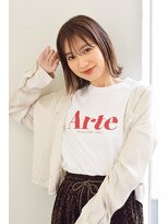 ジョエミバイアンアミ(joemi by Un ami)&nbsp;《joemi 新宿》切りっぱなし外ハネボブ　近江