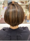 大人ショートボブハイライト【八王子】【八王子駅】