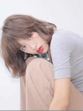 ミレバイジェニー (mirae by geny) ミルクティーベージュボブS