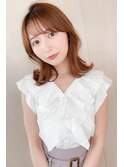 ★くびレイヤーエモージュ黒髪グレーベージュレイヤーロング