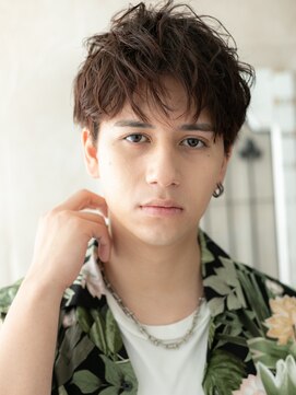 グルーミングサロン バーバー キャッスル 北浦和西口(Grooming salon Barber Castle) 20代30代くせ毛ショートマッシュパーマシャドウパーマ短髪A!