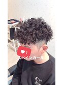 スペインカールスパイラルパーマくるくるパーママッシュパーマ
