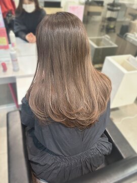 ブレス 芦屋店(brace) 似合わせ顔まわり/韓国ヘア/グラデーショングレージュカラー