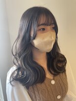 ニコ ヘアリラクゼーション(Nico hair relaxation)&nbsp;大人可愛いロング巻髪ブラウンナチュラル20代30代レイヤーパーマ