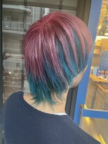 バジオットエイチ(BUZZIoT h)&nbsp;アシメハイトーンカラーXパワパフカラー