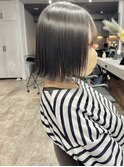 ボブ　小顔カット ナチュラル　外ハネボブ