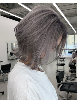 エゴル ナゴヤサカエ(ENGOL NAGOYA SAKAE) 保存必須【外ハネボブ】アッシュグレーカラー