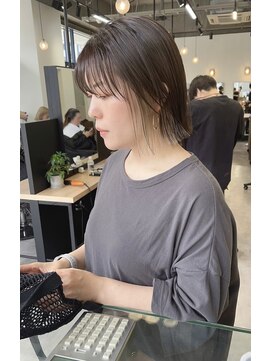 ジーニー 横浜(giinii) 大人可愛い20代30代ストレートボブ_イヤリングカラー☆渋谷良太