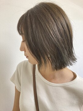 浪漫館 サンク(CINQ) 切りっぱなしボブ＠岩下9/30