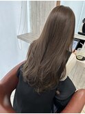 くすみブラウン【髪質改善ストレート＋ケアカラー】
