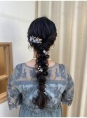 編み下ろし　ローポニー　ポニー　玉ねぎヘア