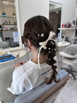 クラナ(clana)&nbsp;パーティーセット ヘアアレンジ  編みおろし