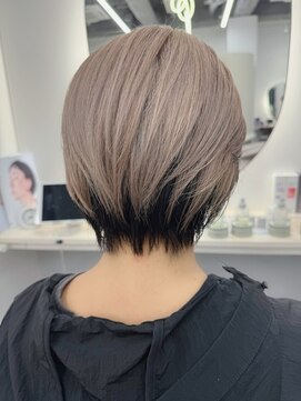 グーフィートーキョー 銀座(Goofy Tokyo) Goofy銀座/逆インナーカラー/ホワイトミルクティー/東京