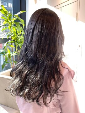 ジーナ 船橋(Zina) 髪質改善＊ロングレイヤーグレーベージュ＊美髪【Zina船橋】