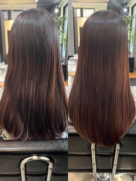 リブロ(LiBro) ダークアッシュ暗めカラーフェミニンロング大人ガーリー