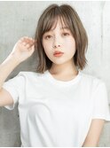 大人可愛いイメチェンヘア/外ハネボブ/ワイドバング/美髪
