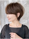 ショートヘア/分け目なし/イメチェン/30代40代50代60代/表参道