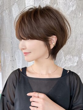 ロビー 表参道(ROBBY) ショートヘア/分け目なし/イメチェン/30代40代50代60代/表参道