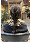 星華,小顔,ヘアアレンジ,ヘアセット