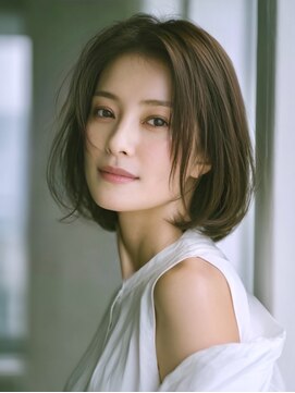 アルトリスト(Altruist Aging×HAIR&SPA) ★ダークアッシュ大人ガーリーボブ着物似合わせカット/髪質改善