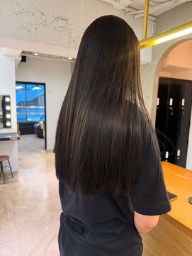 ローレン(LOREN) 透明感髪質改善ベージュダブルカラーミルクティーグレージュ