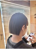 20代/30代/切りっぱなしボブ/ワンレンボブ/ナチュラルブラウン