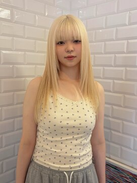 ザスリック 代官山(THE SLICK) ハニーブロンド　抜きっぱなしブリーチ　ブロンド