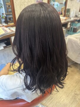 ラ ブレス ヘアーサロン ボルドーカラー