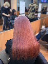 ライズ バイ レボ 柏店(RISE by REVO)&nbsp;ケアブリーチ×メテオカラー　儚いピンク