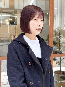 ノイ(noii) 切りっぱなしボブ/ピンクラベンダー/名古屋/栄/伏見/丸の内