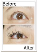 軽め束感で自然に盛れるまつげ♪