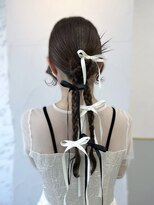 クム(kumu)&nbsp;前髪カット/ヘアセット/レイヤーカット/韓国ヘア/透明感カラー