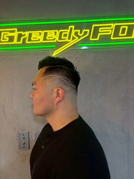 グリーディーフォックス 代々木(Greedy FOX) 波巻き/ハイライト/マッシュパーマ/ウルフ[シェービング]