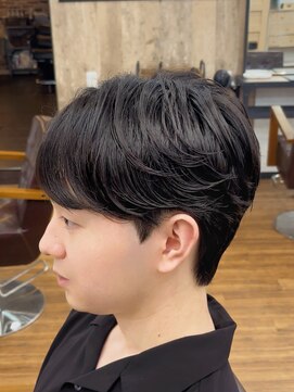 メルシー トータル ブランディング サロン(merci TOTAL BRANDING SALON) メンズ毛流れセンターパート