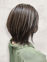 エルプラスヘアー 平尾店(L+hair)&nbsp;30代40代大人可愛いショートカットハイライトウルフカット