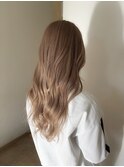 透明感ブロンドベージュ!